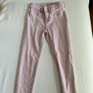 Old Navy girls pink stretch denim 10